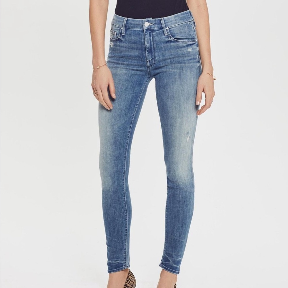MOTHER Women’s The Looker Graffiti Girl Skinny Jeans